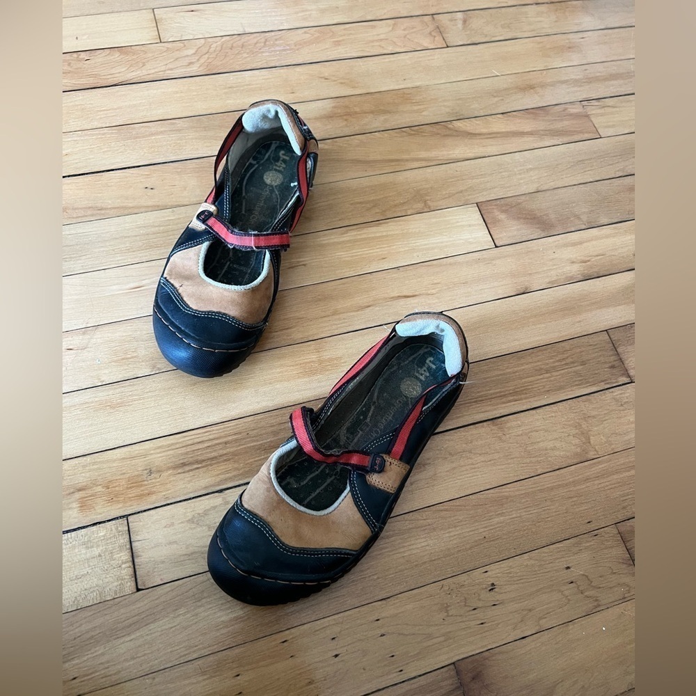 J-41 Rebirth Mary‎ Jane Rugged Comfort Hiking Active Leather Shoes
